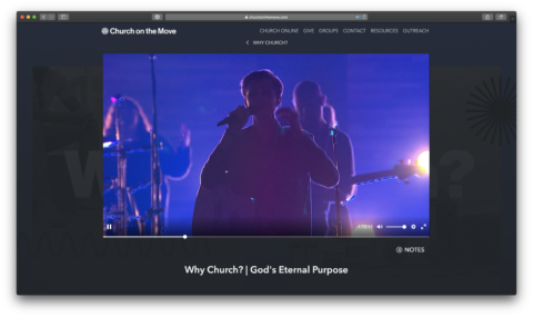 Church on The Move Messages Platform